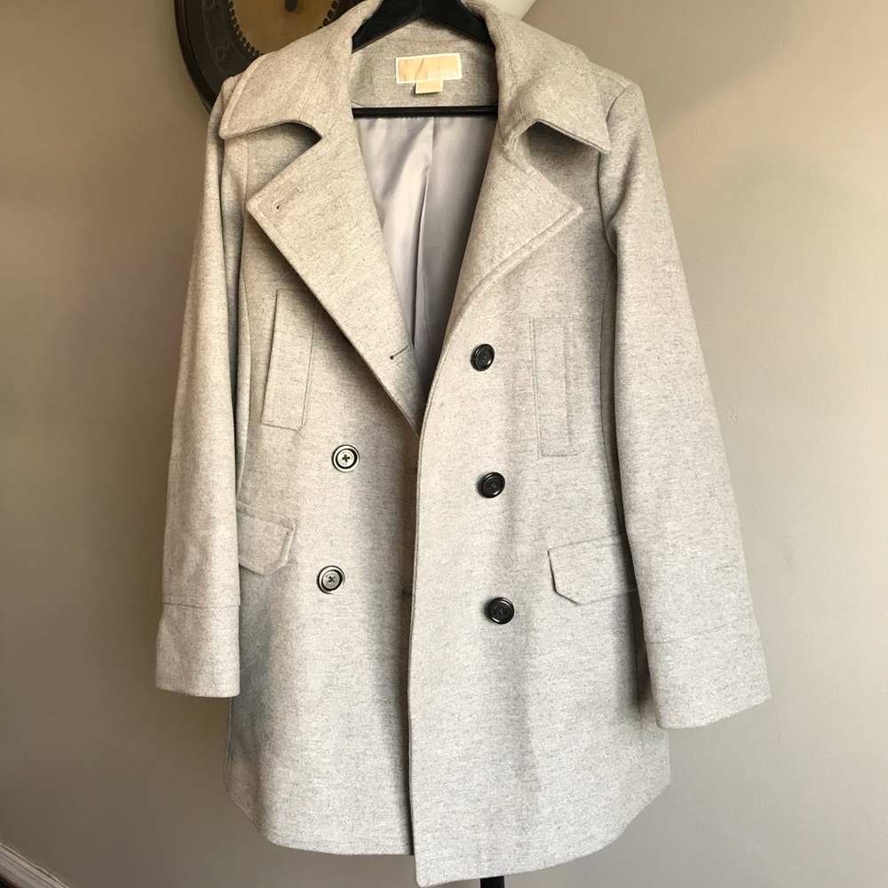 MICHAEL KORS Wool Pea Coat